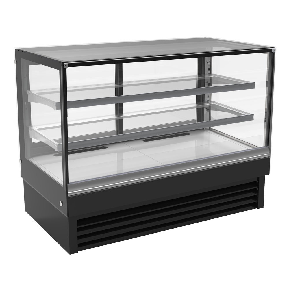 Combisteel Koelvitrine | 324l | Zwart | +2°c/+8°c | 3 Schappen | 1500x680x1200(h)mm