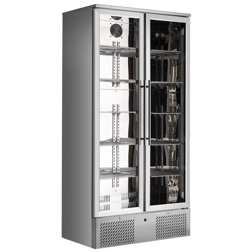 Combisteel Drankenkoeling | 500l | Rvs | +2°c/+10°c | Geforceerd | Draaideuren | 900x515x1820(h)mm