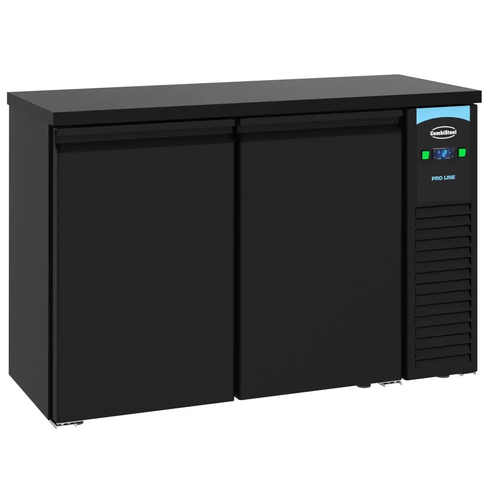 Combisteel Barkoelkast | Pro Line | 320l | Zwart | -2°c/+8°c | Geforceerd | Draaideuren | 1380x550x950(h)mm