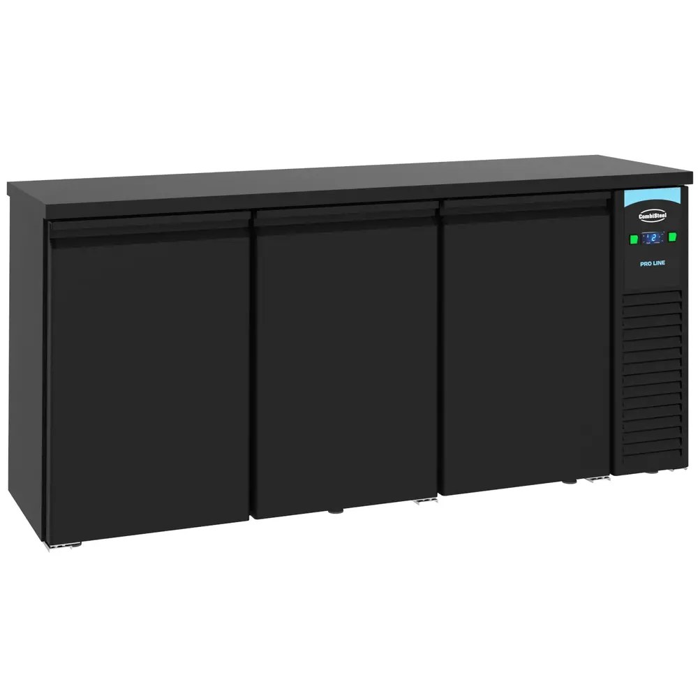 Combisteel Barkoelkast | Pro Line | 500l | Zwart | -2°c/+8°c | Geforceerd | Draaideuren | 1940x550x950(h)mm