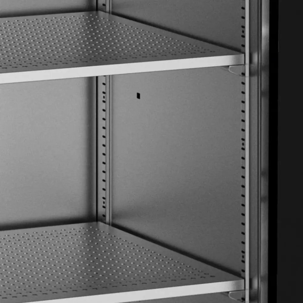 Combisteel Barkoelkast | Pro Line | 500l | Zwart | -2°c/+8°c | Geforceerd | Draaideuren | 1940x550x950(h)mm