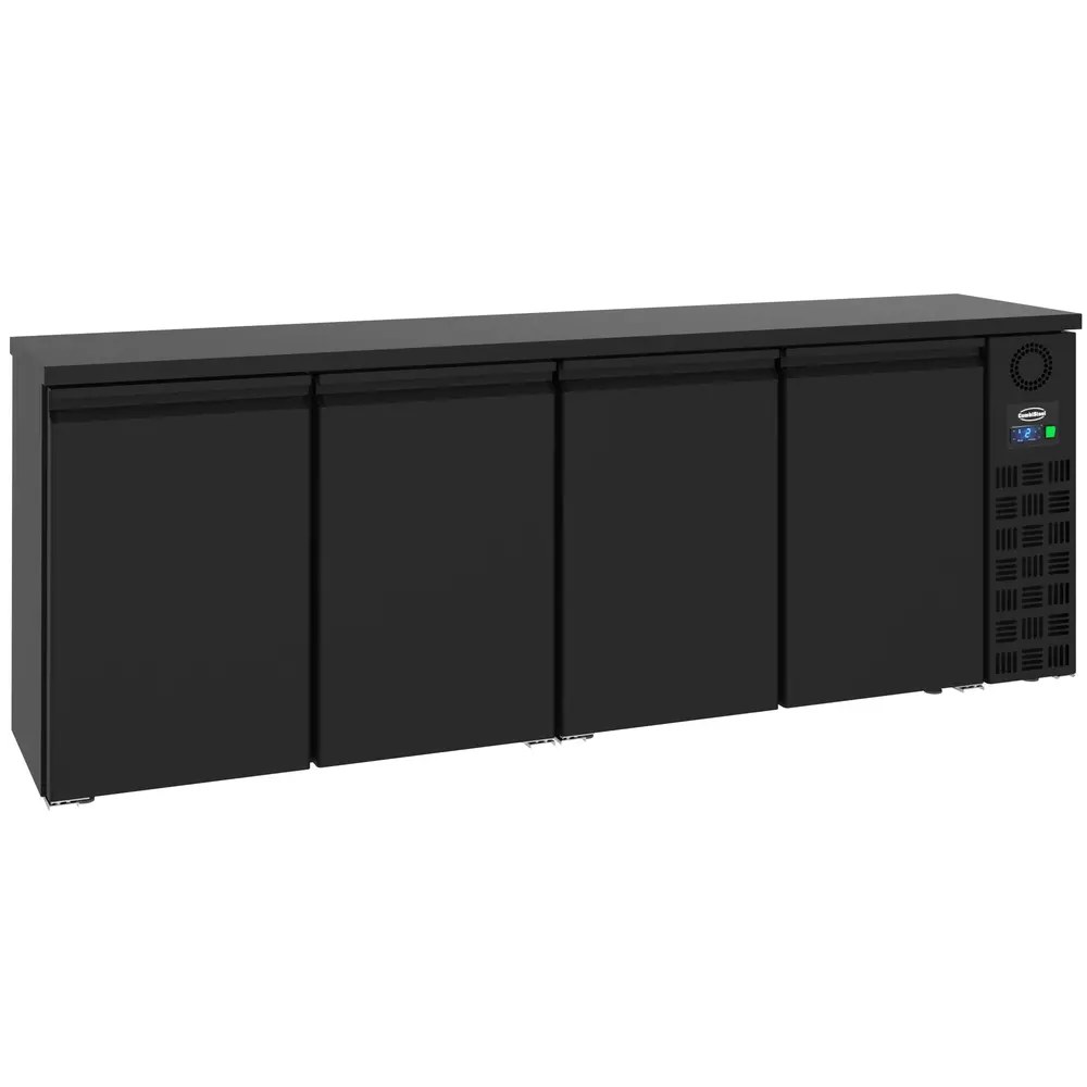 Combisteel Barkoelkast | Pro Line | 680l | Zwart | -2°c/+8°c | Geforceerd | Draaideuren | 2490x550x950(h)mm