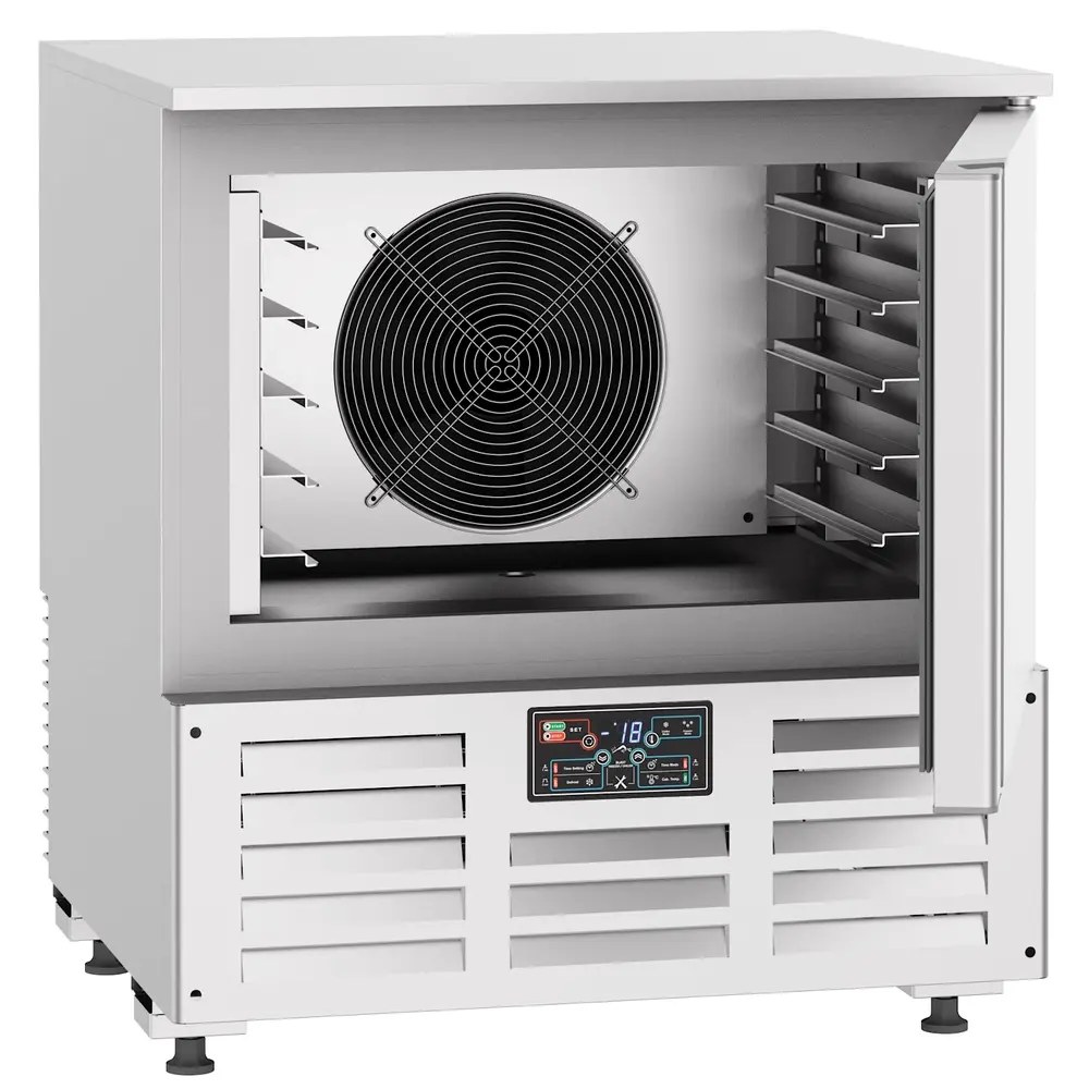 Combisteel Blastchiller | Pro Line | 5 Niveaus (1/1 Gn) | Max. 20kg (koelen) / 15kg (vriezen) | 1.2kw (230v) | 800x750x850(h)mm
