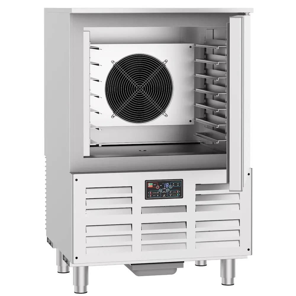 Combisteel Blastchiller | Pro Line | 7 Niveaus (1/1 Gn) | Max. 25kg (koelen) / 20kg (vriezen) | 2.2kw (230v) | 800x750x1210(h)mm