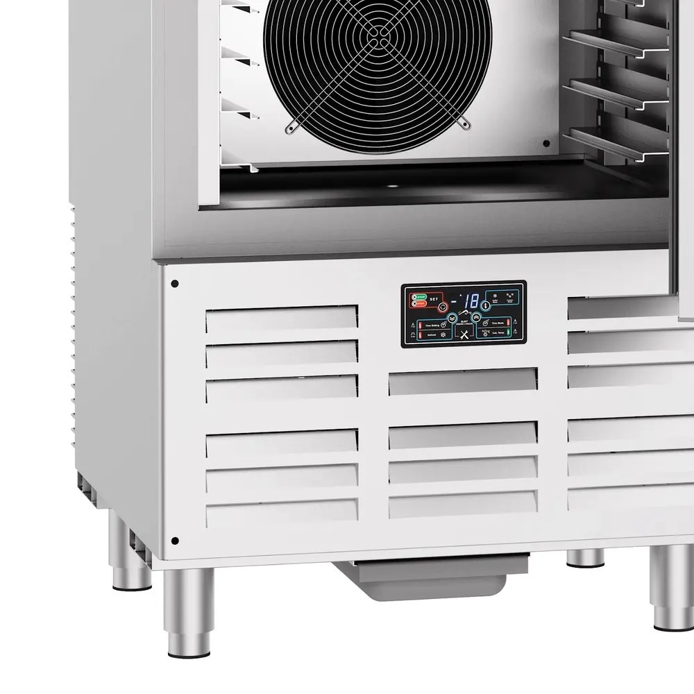 Combisteel Blastschiller | Pro Line | 10 Niveaus (1/1 Gn) | Max. 30kg (koelen) / 25kg (vriezen) | 2.2kw (230v) | 800x750x1410(h)mm