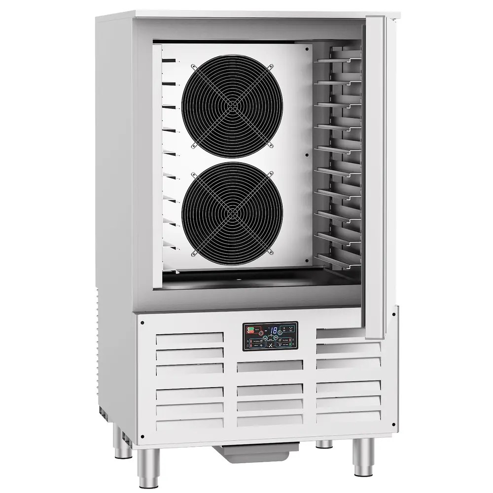 Combisteel Blastschiller | Pro Line | 10 Niveaus (1/1 Gn) | Max. 30kg (koelen) / 25kg (vriezen) | 2.2kw (230v) | 800x750x1410(h)mm
