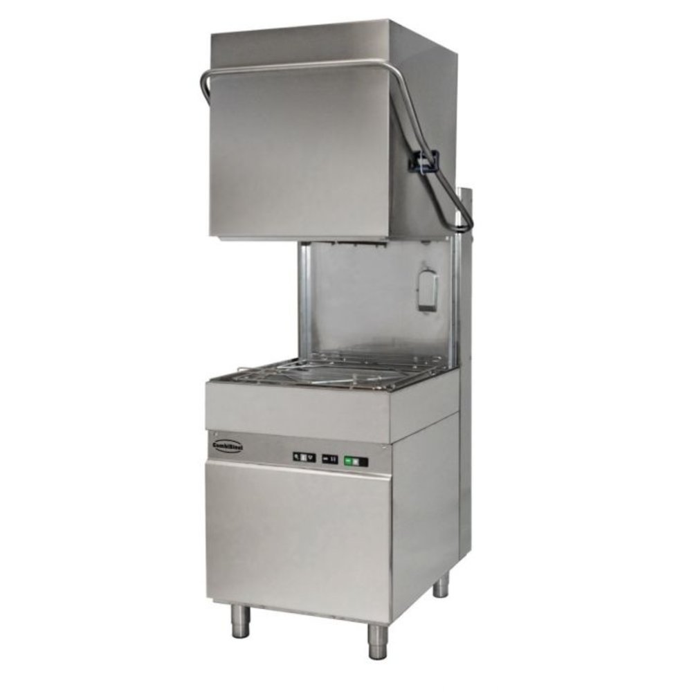 Combisteel Doorschuifvaatwasser | Mand 500x500mm | Naglanspomp | 703x757x1494/1970(h)mm