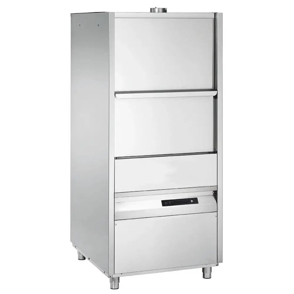 Combisteel Pannen-/pottenwasser | Mand 565x690 | Afvoerpomp | Zeeppomp | Naglanspomp | Breaktank | 400v | Dubbelwandig | 740x875x1905(h)mm
