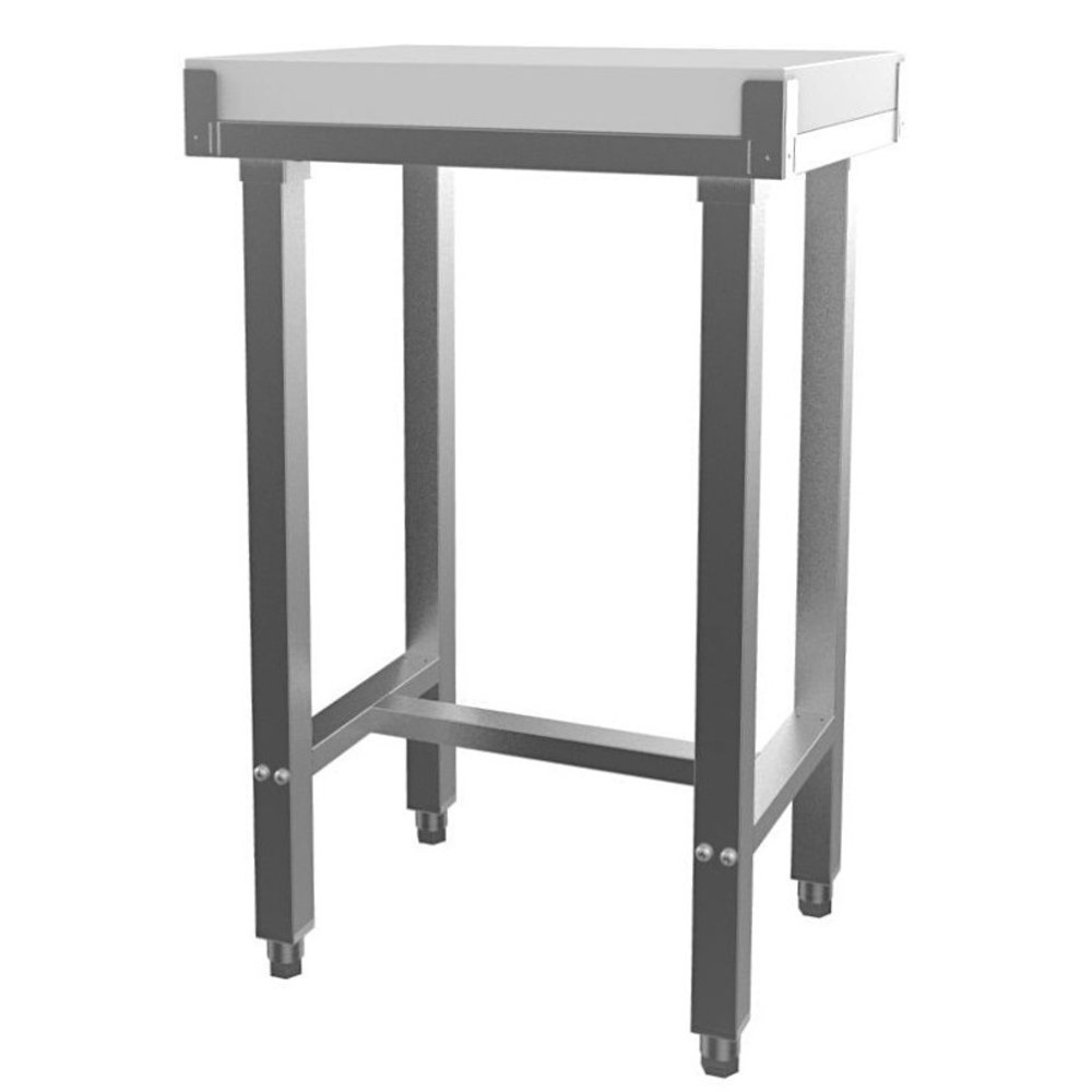 Combisteel Hakblok | Rvs/polyethyleen | Blokdikte 50mm | Zelfmontage | 500x400x800(h)mm