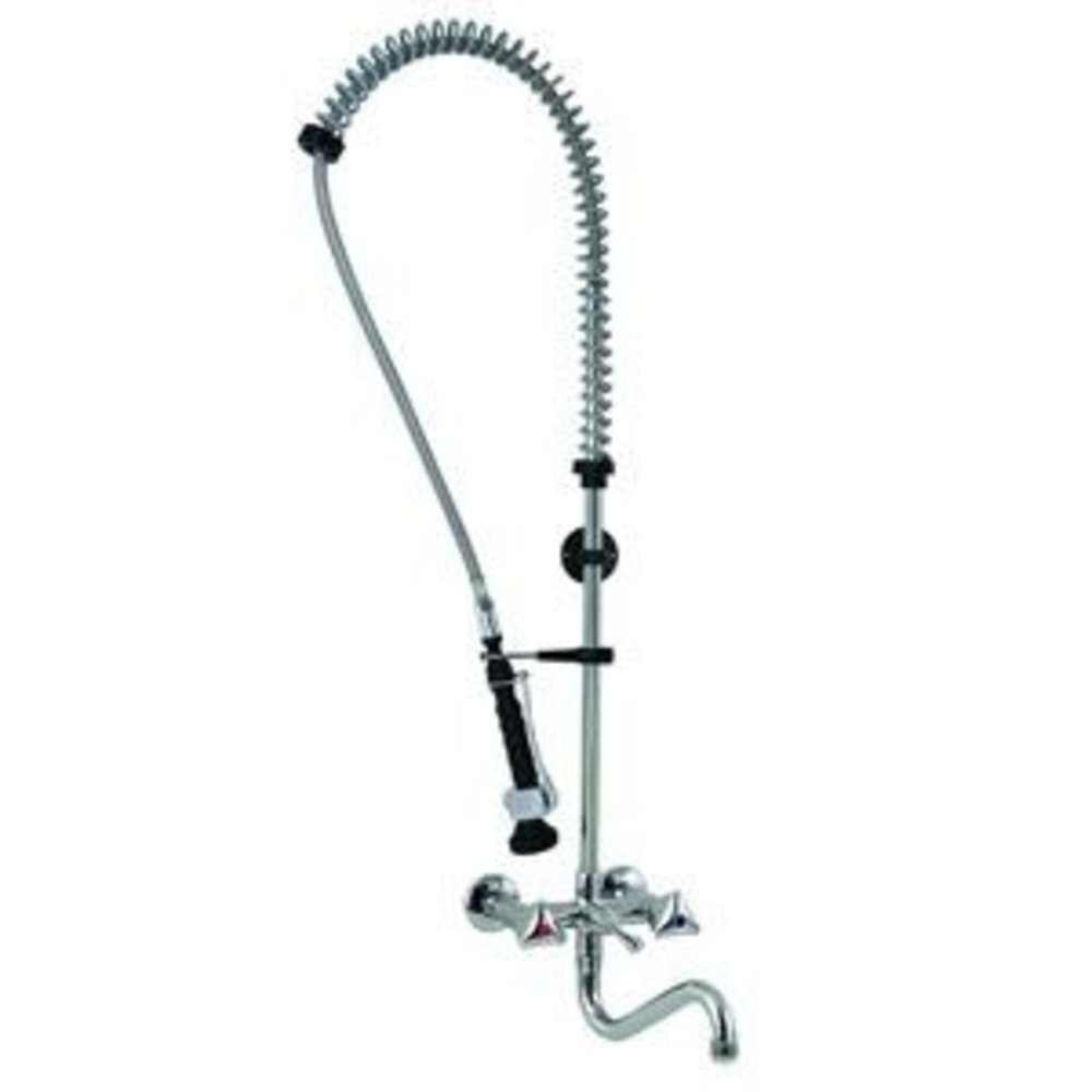 Combisteel Voorspoeldouche | Wandmodel | Rvs | Flexibele Hals | 400x1000(h)mm