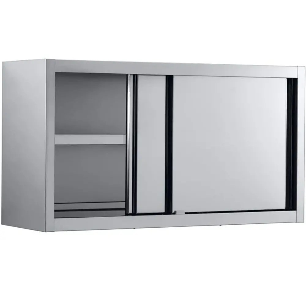 Combisteel Wandkast | Prime | Rvs | Schuifdeuren | Diepte 400 | Hoogte 660 | Breedte 1000-2000