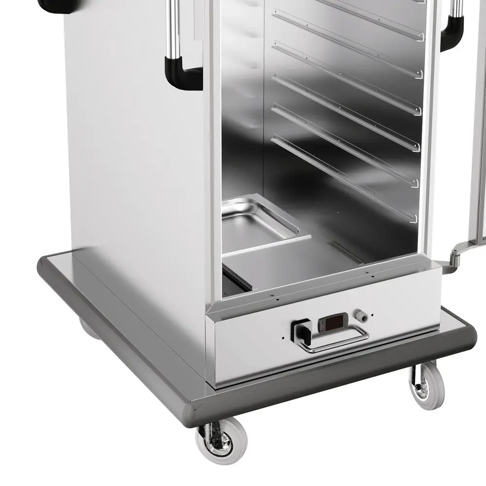 Combisteel Warmhoudwagen | 18x 2/1 GN | 60°c/80°c | Geventileerd | 2kw (230v) | Wielen (geremd) | 811x928x1905(h)mm