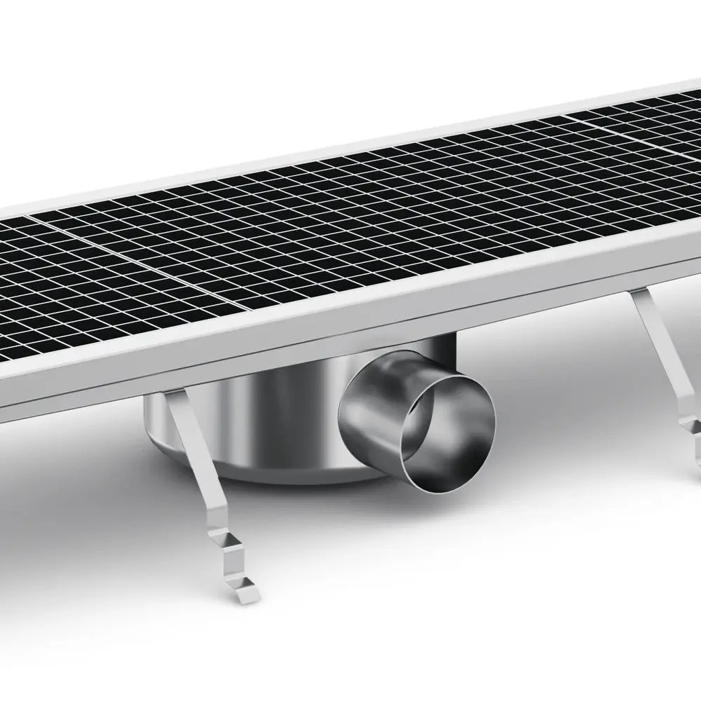 Combisteel Vloerput | Rvs | Afvoeraansluiting ø75mm | 1181x300x140(h)mm