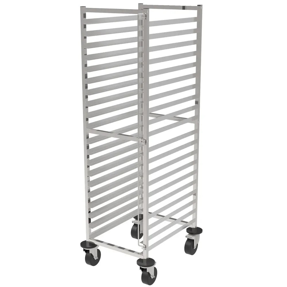 Combisteel Regaalwagen | Rvs | 12 Etages (en600x400) | Wielen (geremd) | 600x450x1785(h)mm