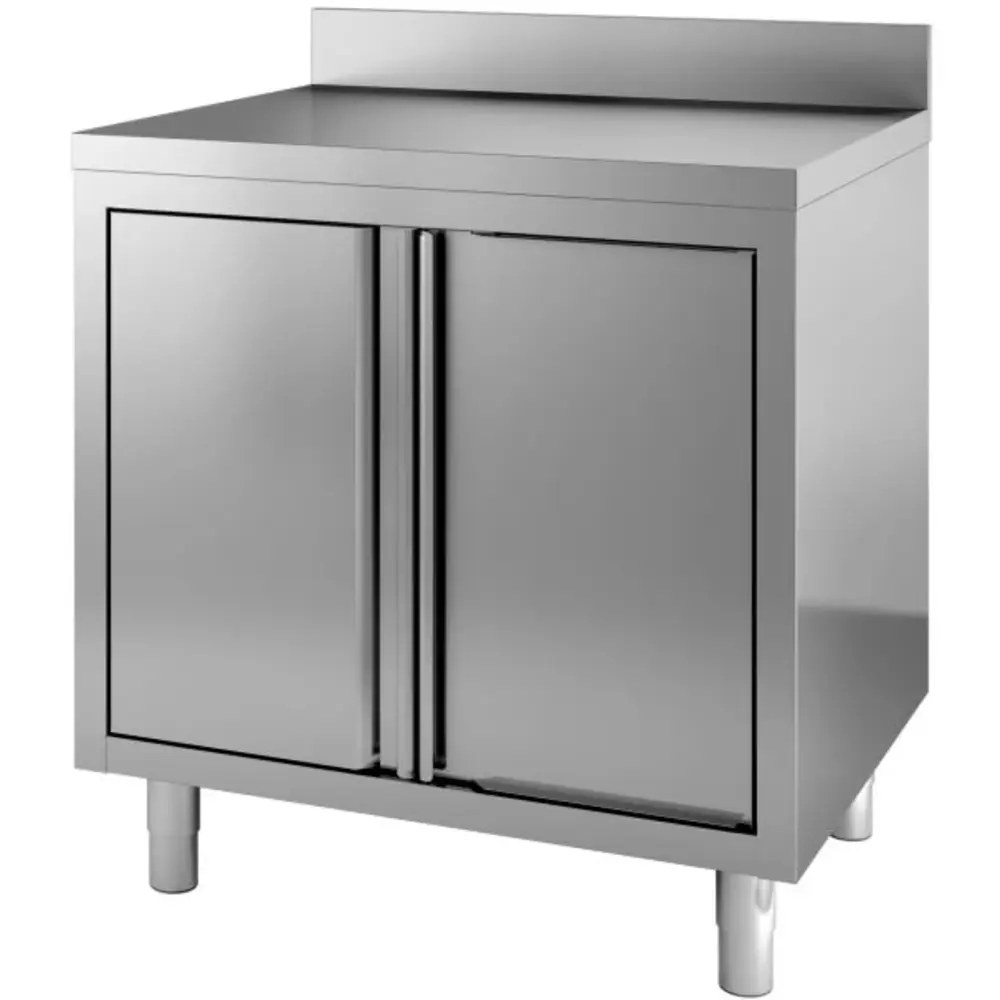 Combisteel Werkbank | Rvs | Draaideuren | Achteropstand | 800x700x850(h)mm