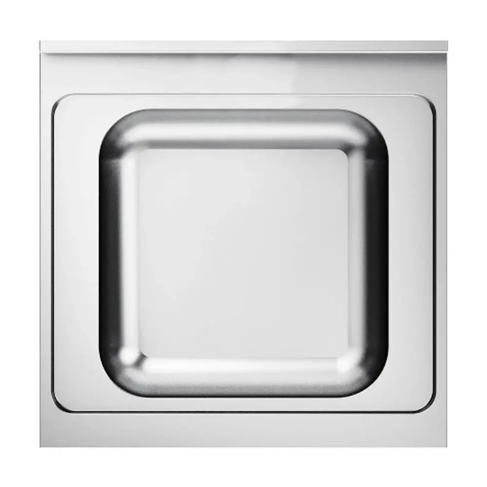 Combisteel Spoeltafelblad | 1 Spoelbak (midden) | Incl. Sifon + Standpijp | 700x700mm