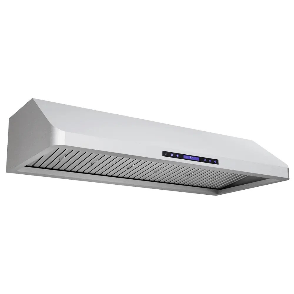 Combisteel Afzuigkap | Schuin Model | Incl. Motor | 1530m³/u | Regelaar + Verlichting | 1200x560x250(h)mm