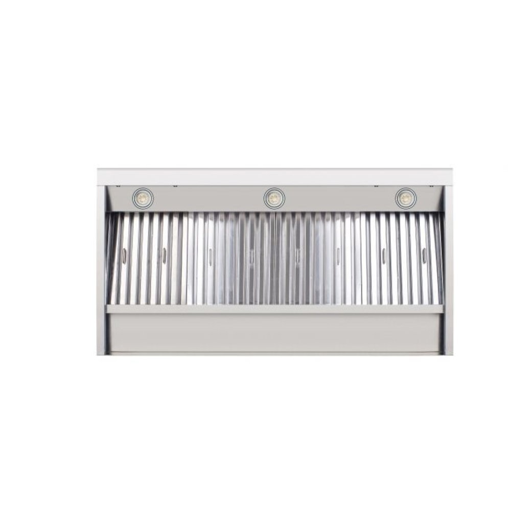 Combisteel Afzuigkap Schuinmodel Compleet Met Motor + Led Verlichting | 1680 m3 Per Uur | 1200x630x457(h)mm
