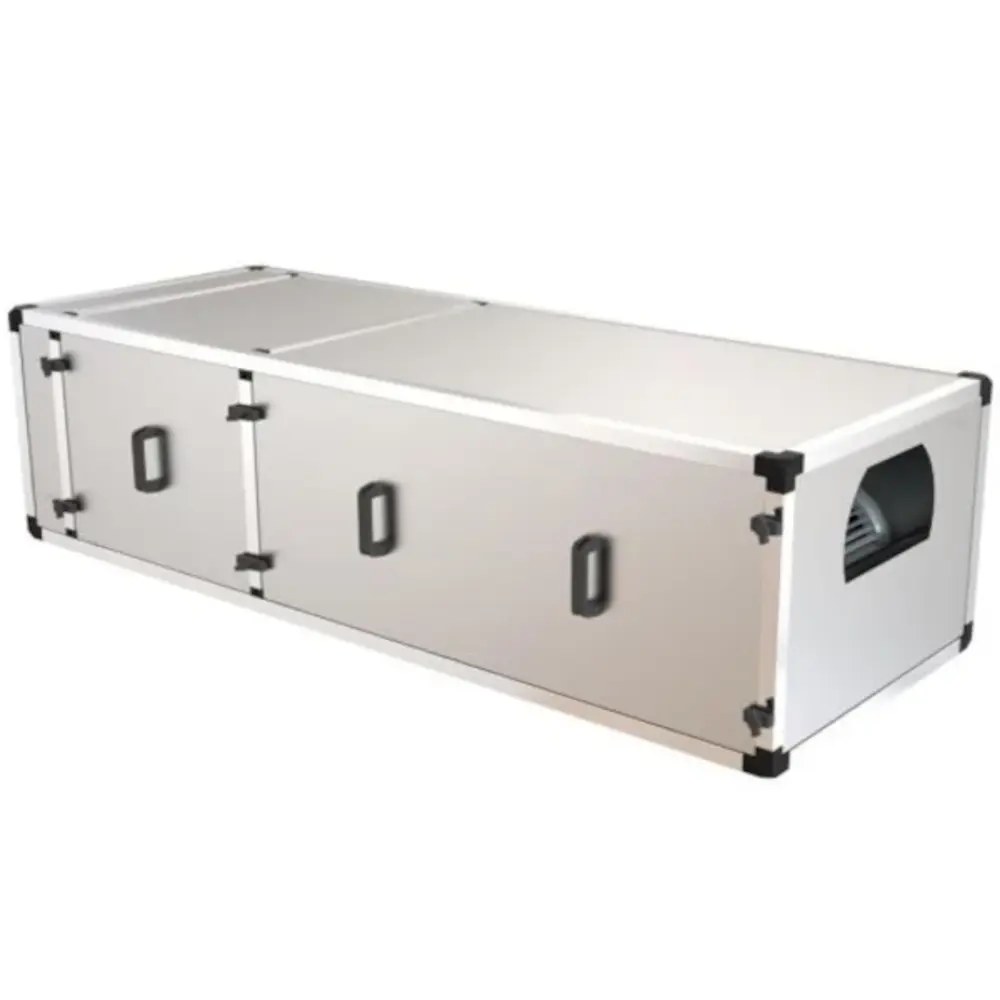 Combisteel Geurfilterkast Compleet | 3250m³/u | Koolstoffilters + Zakkenfilters | 0.55kw (230v) | 2050x670x670(h)mm