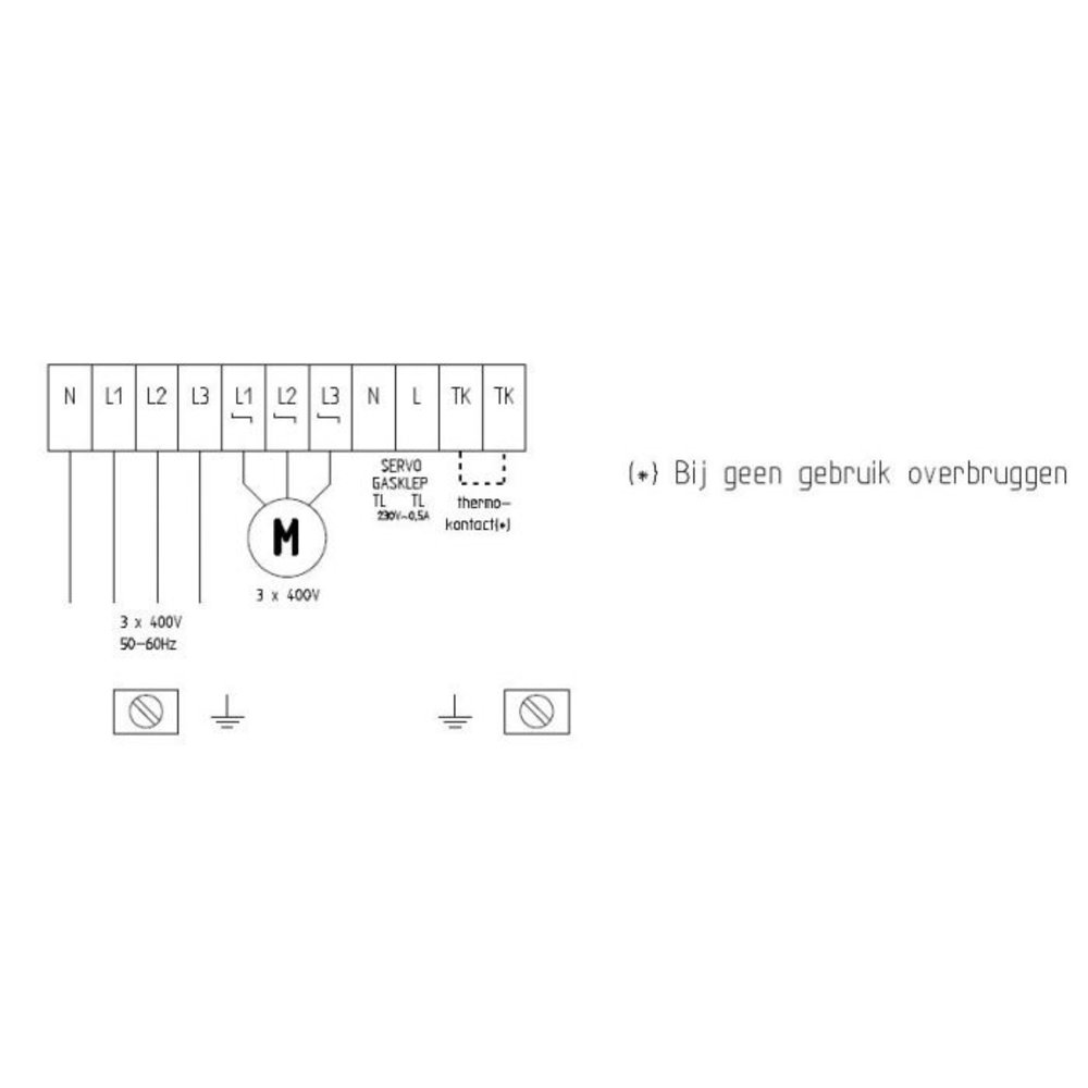 Combisteel Standenregelaar TM 3-14 | 3 Fase | 14 Amp | 400v | 500x400x260(h)mm