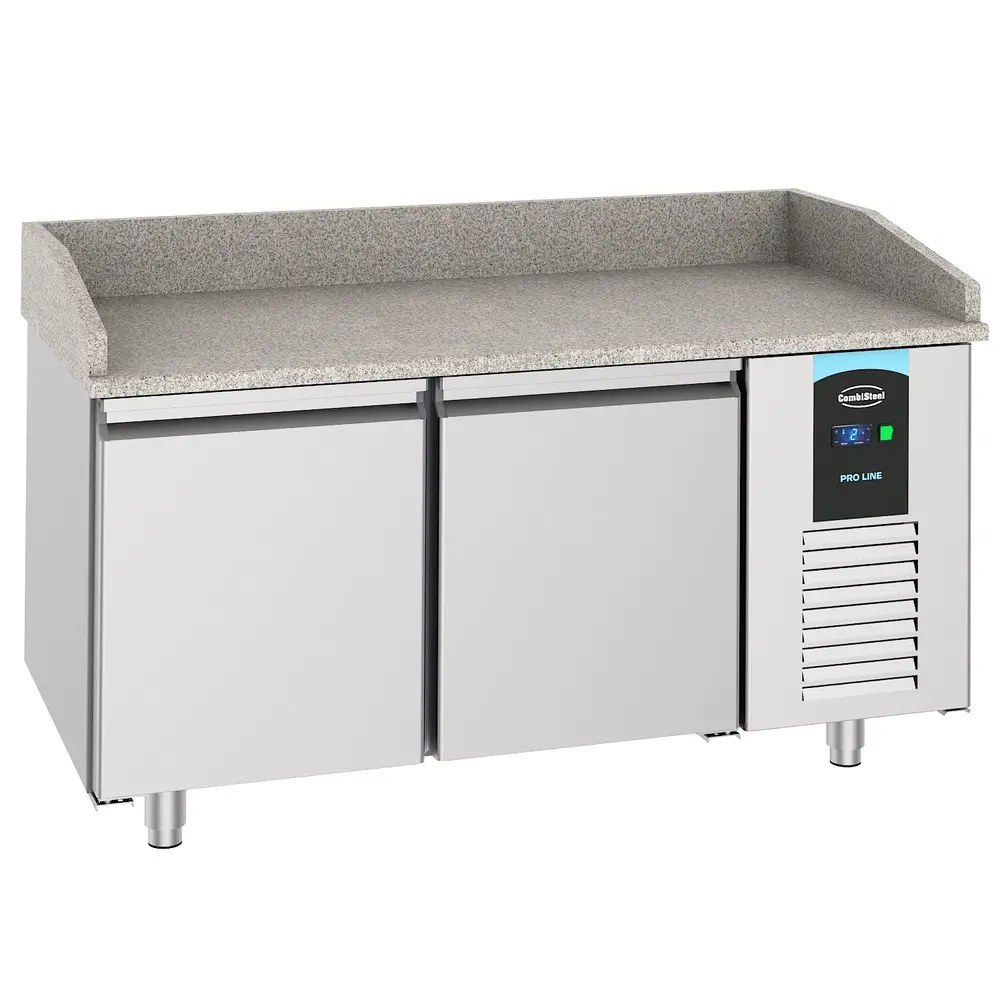 Combisteel Pizzawerkbank | Pro Line | 380l | 2 Deuren (en600x400) | -2°c/+8°c | Geforceerd | 1550x800x1080(h)mm
