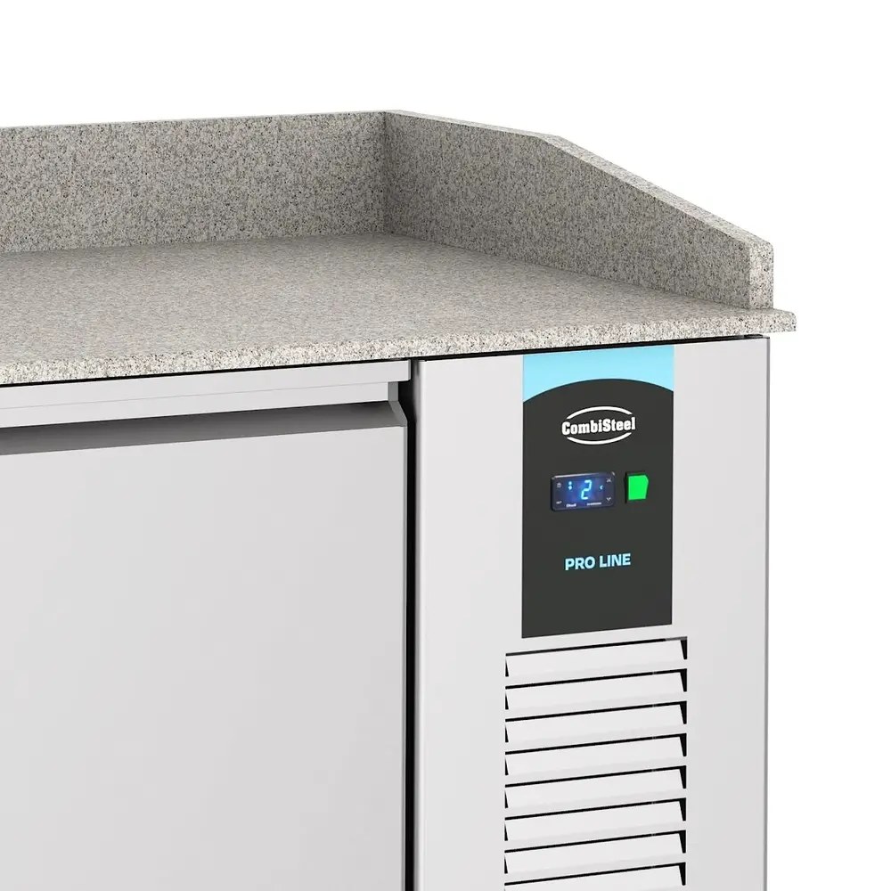 Combisteel Pizzawerkbank | Pro Line | 380l | 1 Deur + 5 Deegladen (en600x400) | -2°c/+8°c | Geforceerd | 1550x800x1080(h)mm