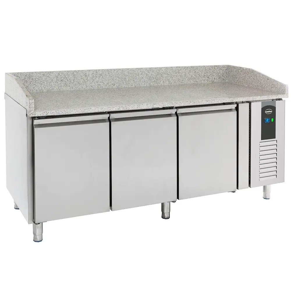 Combisteel Pizzawerkbank | Standard Line | 580l | 3 Deuren (en600x400) | +2°c/+8°c | Geforceerd | 2025x800x1000(h)mm