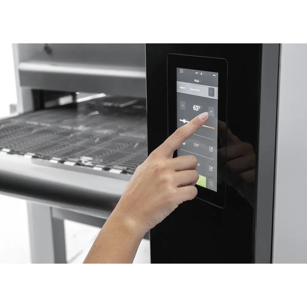 Combisteel Lopendeband Oven 650 | ø25cm-165p/u | ø32cm-75p/u | ø40cm - 39p/u | ø45cm - 24p/u | Touchscreen | 2070x1320x560(h)mm