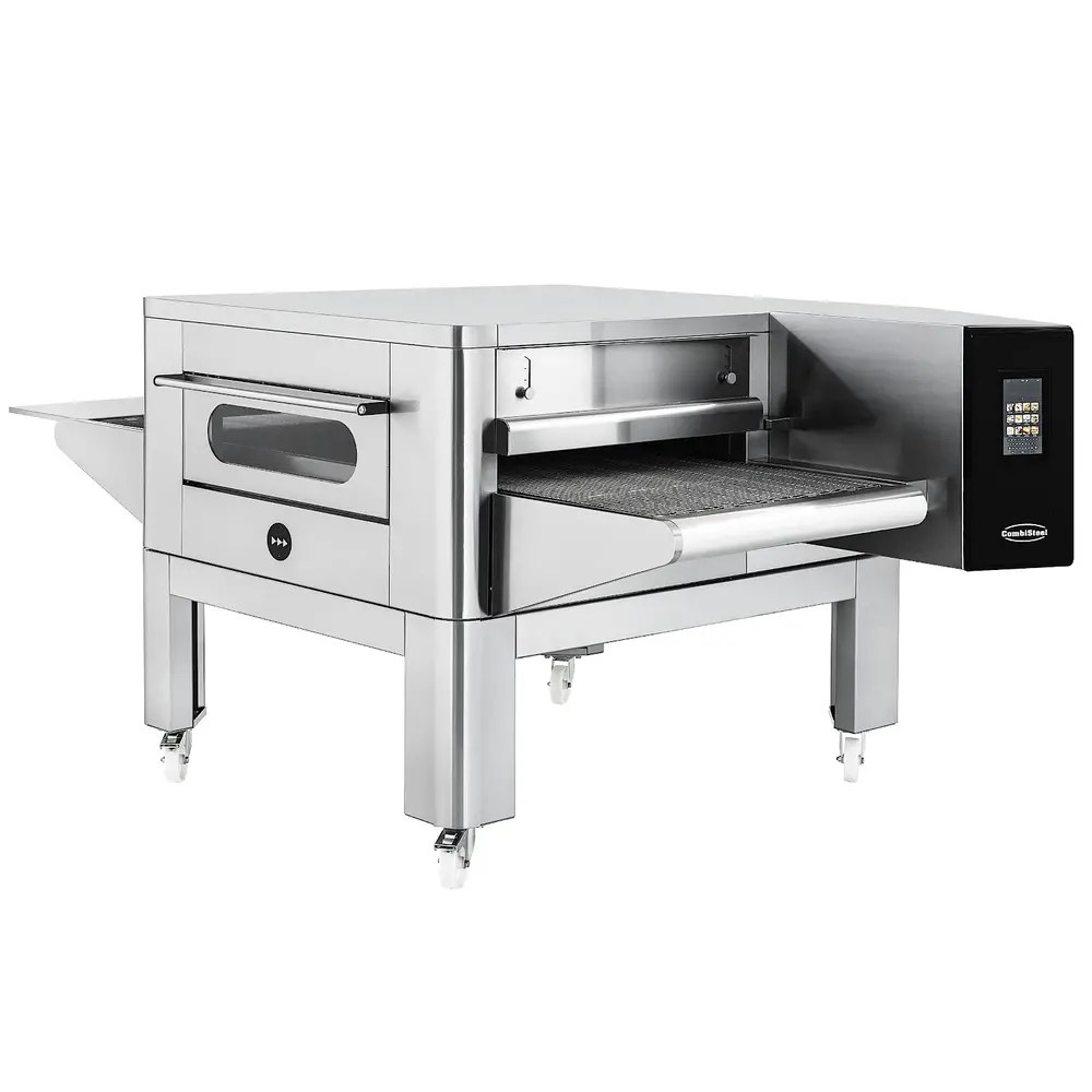 Combisteel Lopendeband Oven | ø250mm -180p/u | ø320mm - 105p/u | ø400mm - 52p/u | ø450mm - 36p/u | Touchscreen | 2250x1560x600(h)mm