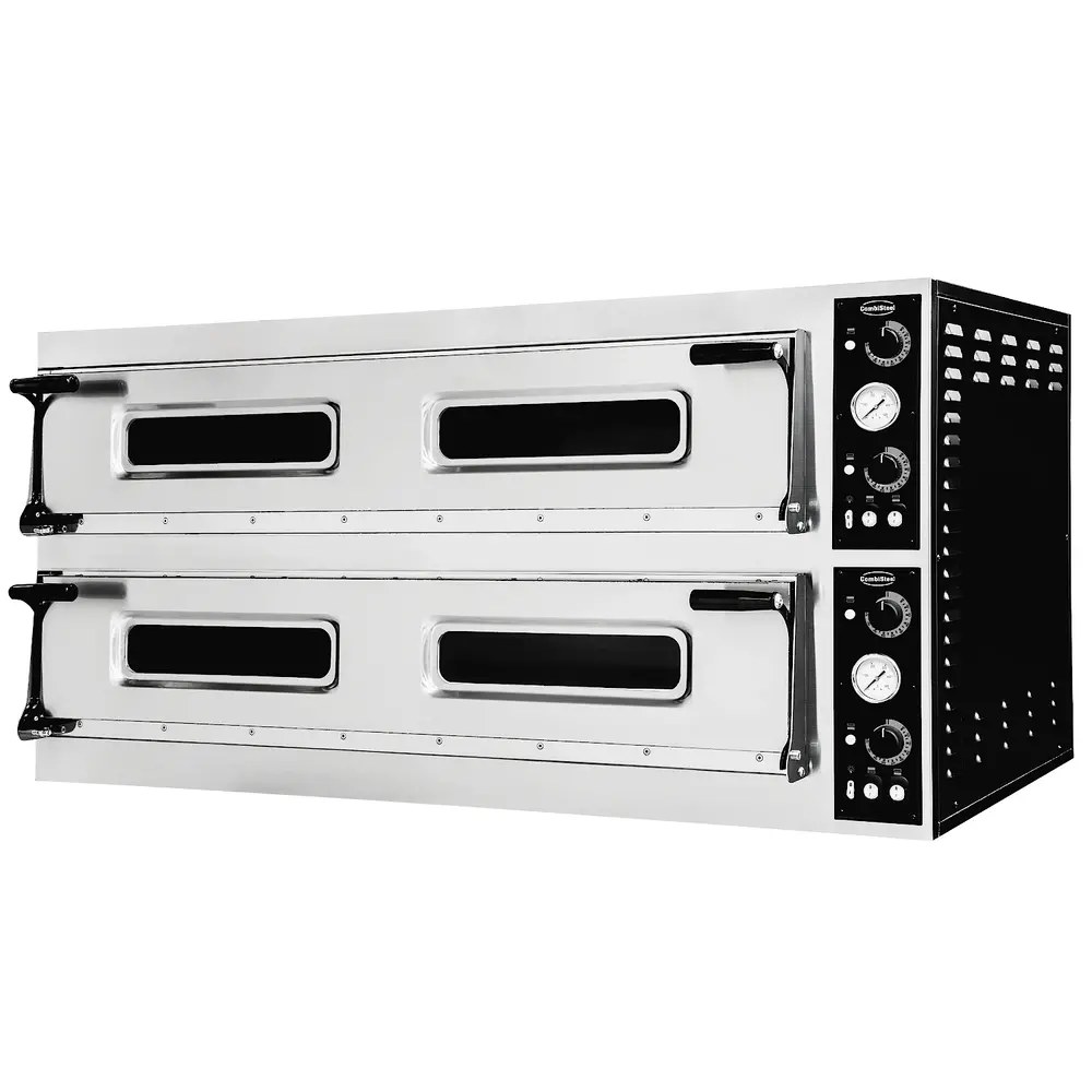 Combisteel Pizzaoven Dubbel Groot | 6+6 40øcm | 20,4kw | 1500x1074x745(h)mm