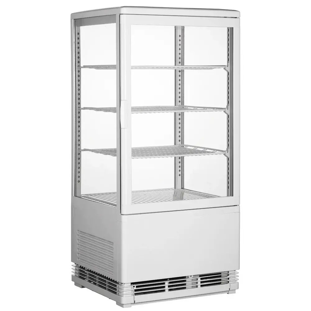 Combisteel Koelvitrine | 68l | Wit | 0°c/+12°c | 4 Niveaus | 428x386x885(h)mm