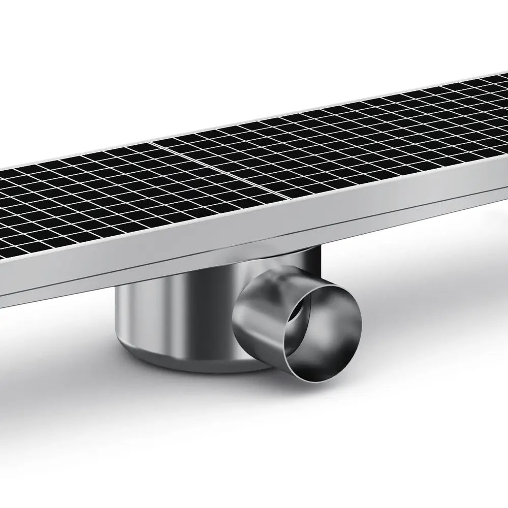 Combisteel Vloerput | Rvs | Afvoeraansluiting ø75mm | 1144x200x140(h)mm