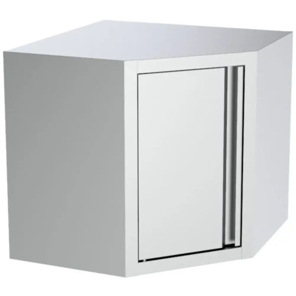 Combisteel Hoekwandkast | Essential | Rvs | Draaideur | 700x700x650(h)mm