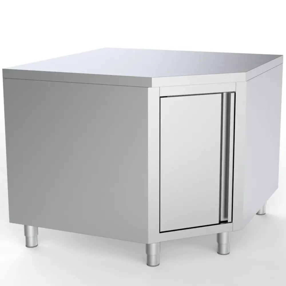 Combisteel Hoekwerkbank | Essential | Rvs | Draaideur | 1000x600x850(h)mm