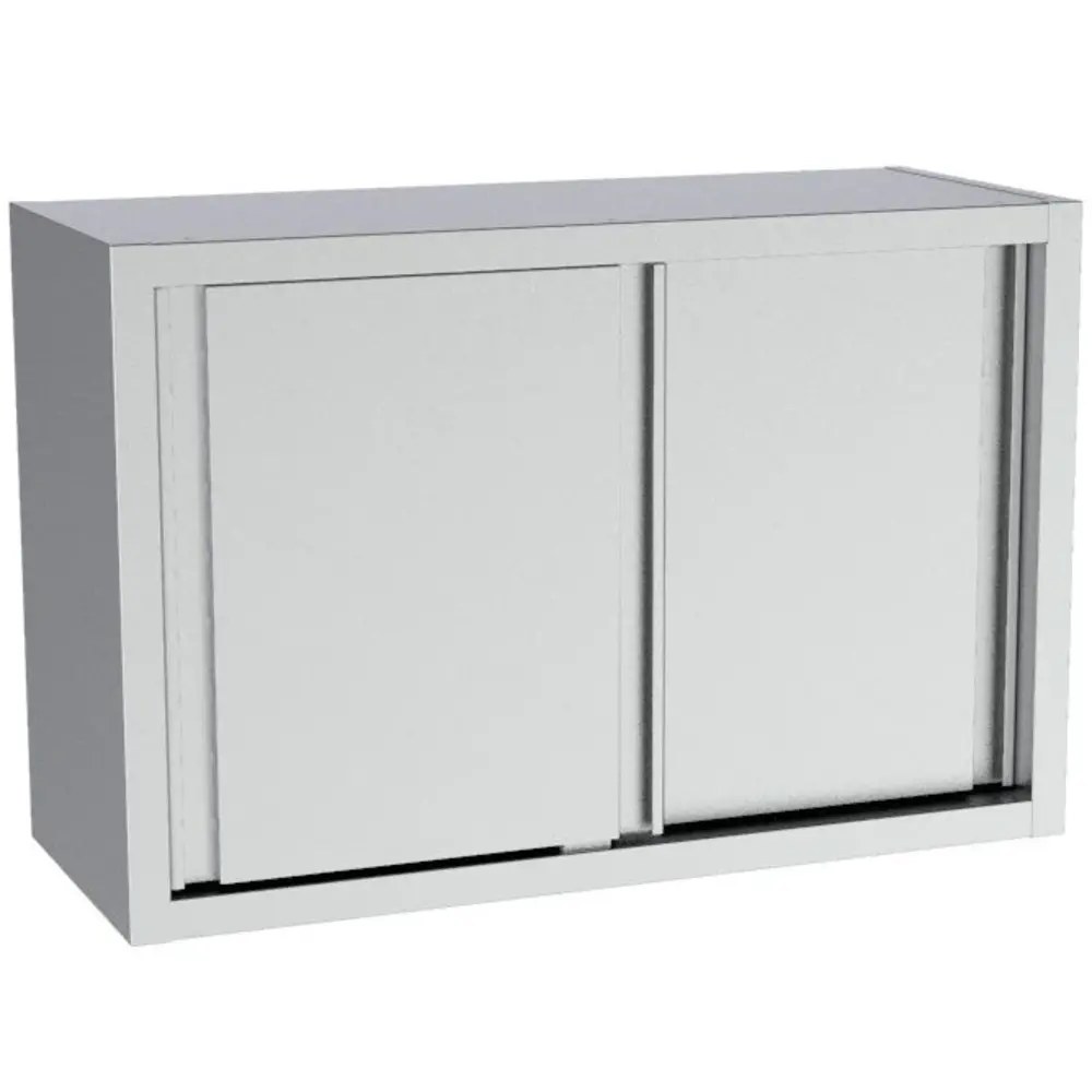 Combisteel Wandkast | Essential | Rvs | Schuifdeuren | Diepte 400 | Hoogte 660 | Breedte 1000-2000