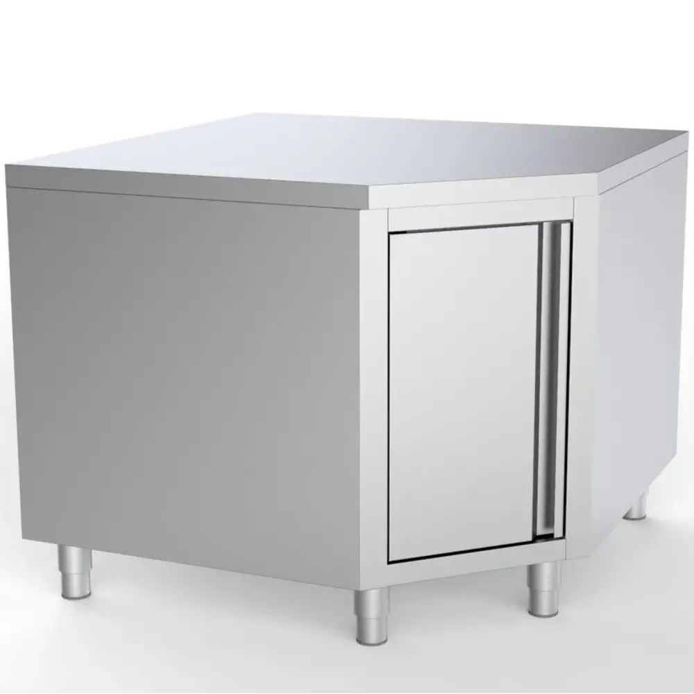 Combisteel Hoekwerkbank | Essential | Rvs | Draaideur | 1000x700x850(h)mm