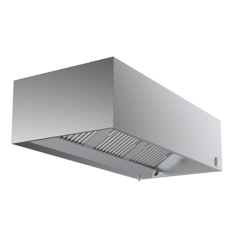 Combisteel Afzuigkap | Doosmodel | Motor + Regelaar | Verlichting | 500m³/h | 230v (147w) | 1000x950x520(h)mm