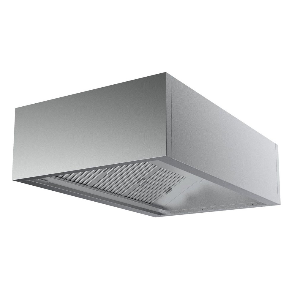 Combisteel Rvs Inductie Afzuigkap | 5 Labyrintfilters | 3000x1300x550(h)mm
