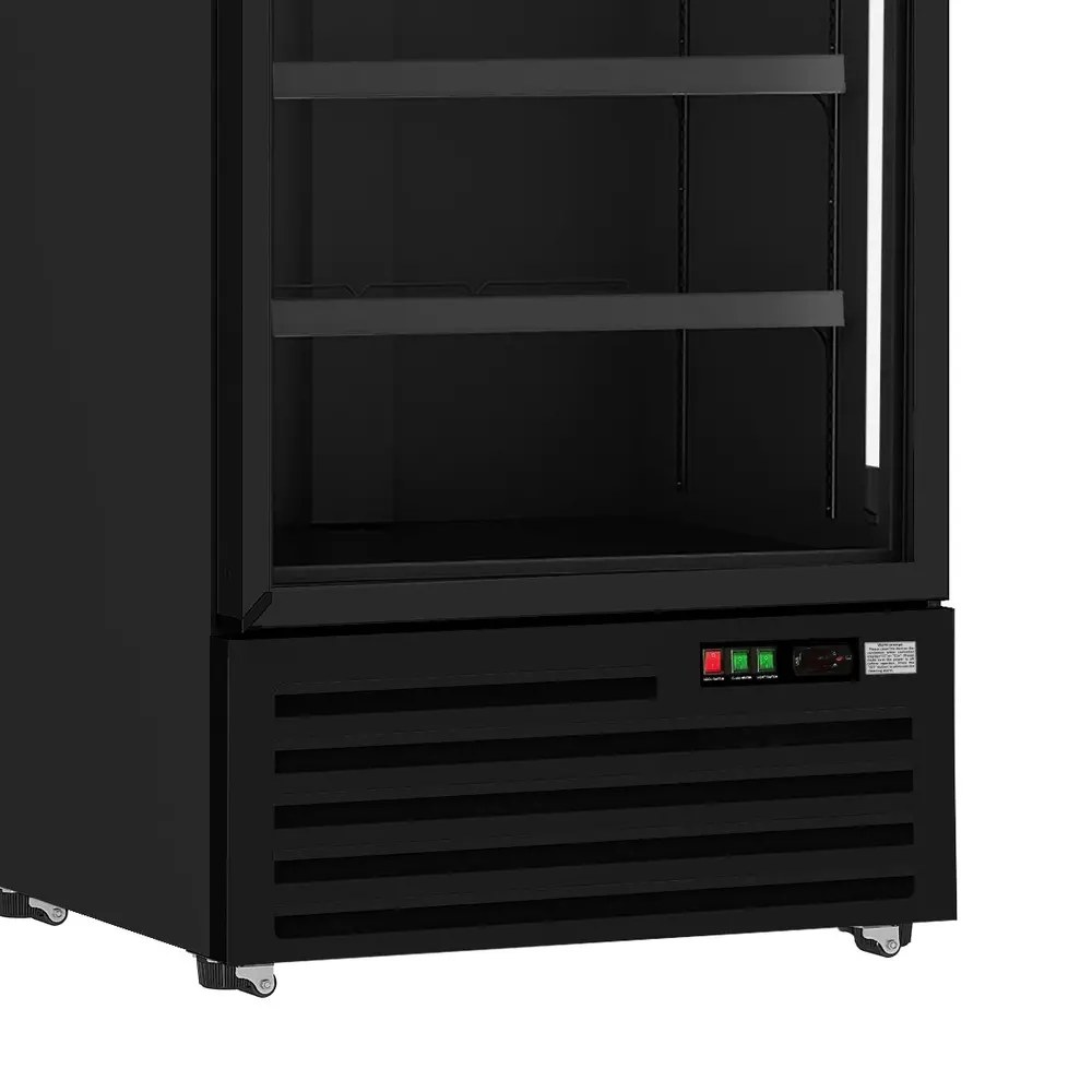 Combisteel Koelkast | 600l | Zwart | 0°c/+10°c | Geforceerd | Wielen (geremd) | 750x710x1997(h)mm