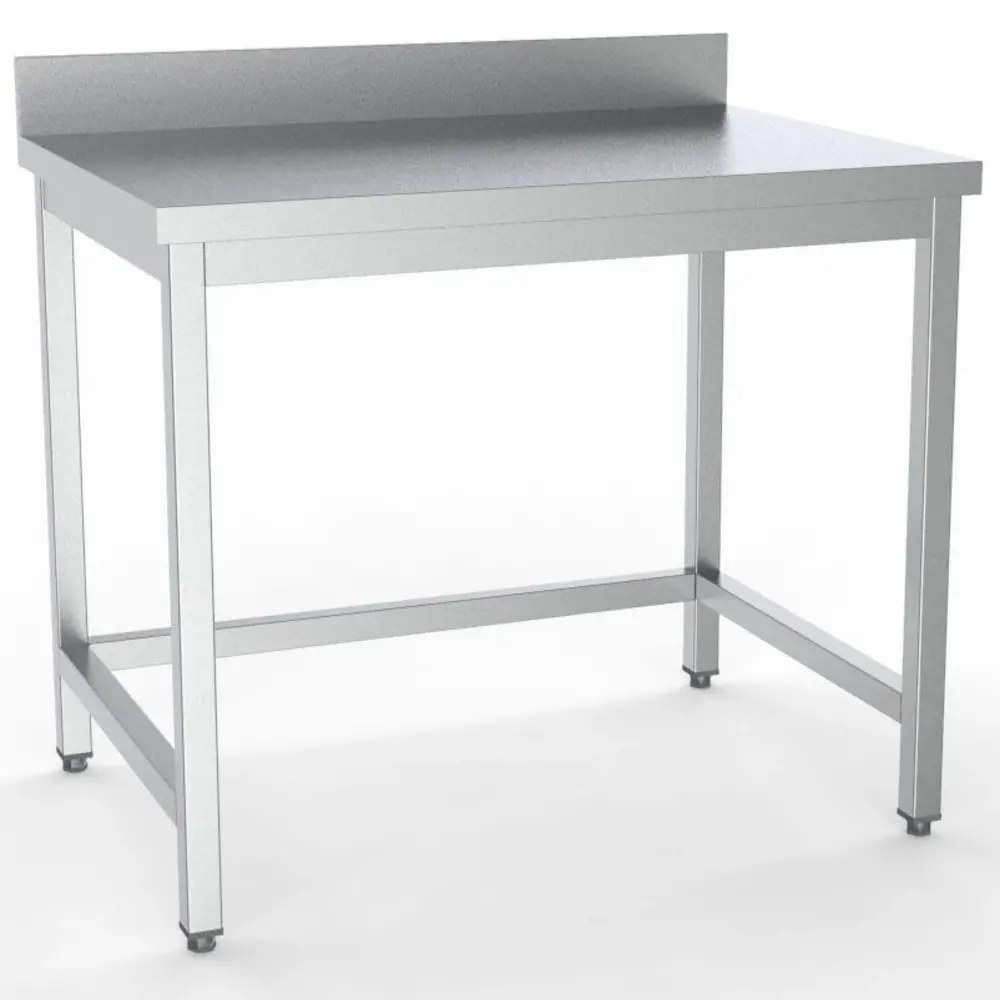 Combisteel Werktafel | Rvs | Diepte 700 | Hoogte 900 | Breedte 700-2000 | Achteropstand | Zelfmontage
