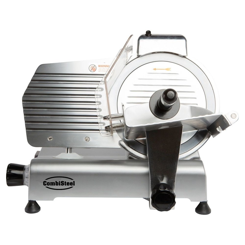 Combisteel Vleessnijmachine | Schuin | Mes ø250mm | Snijdikte 0-10mm | 494x402x398(h)mm
