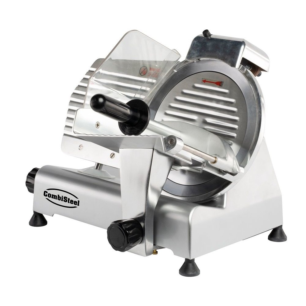 Combisteel Vleessnijmachine | Schuin | Mes ø250mm | Snijdikte 0-10mm | 494x402x398(h)mm