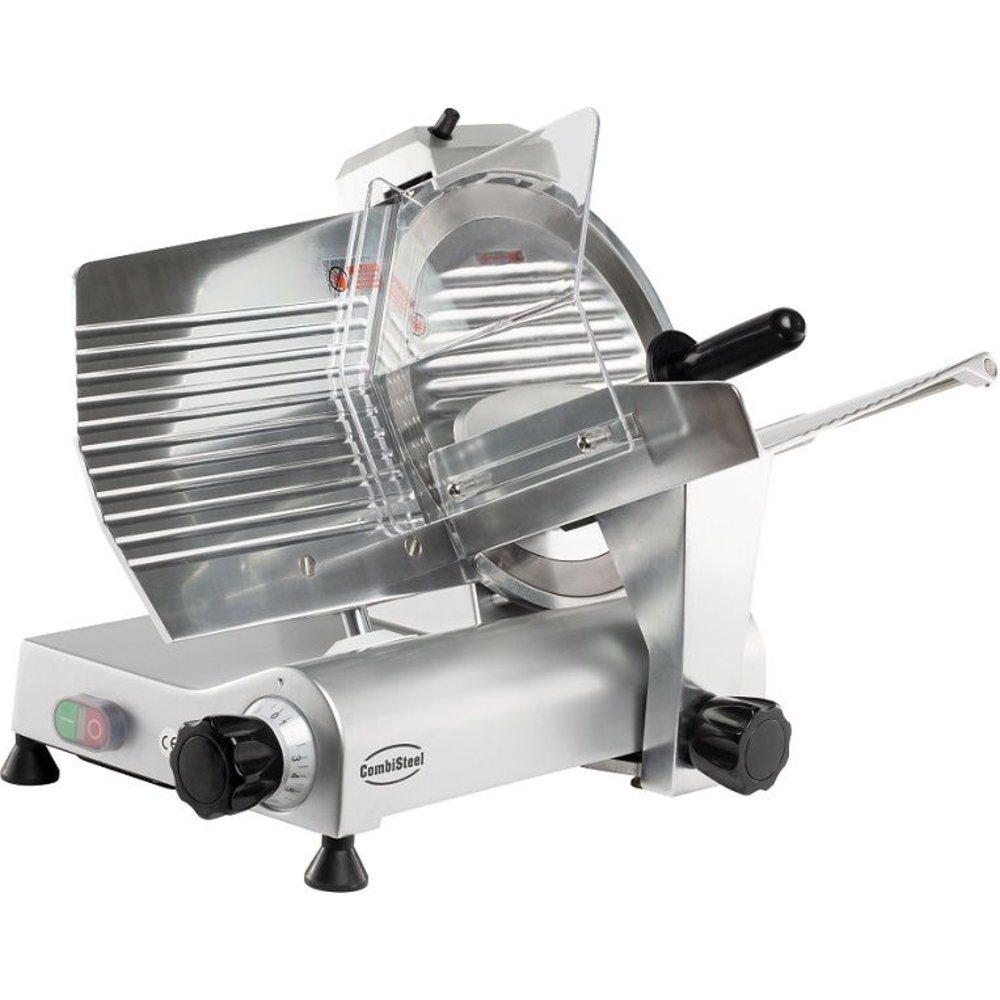 Combisteel Vleessnijmachine | Schuin | Mes ø300mm | Snijdikte 0-13mm | 615x494x477(h)mm