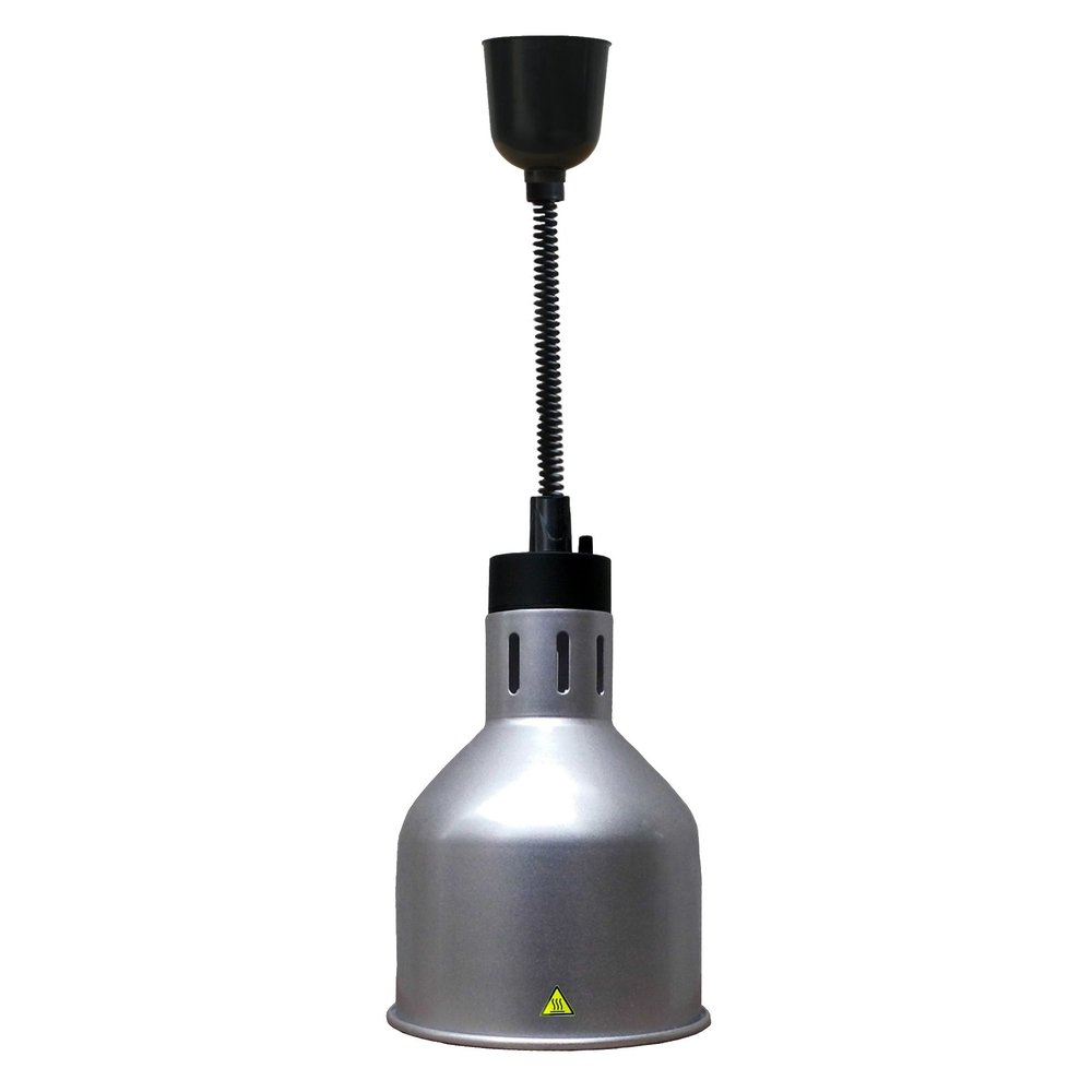 Combisteel Warmhoudlamp | Zilver | 30°c/80°c | 230v | ø175x600-800(h)mm