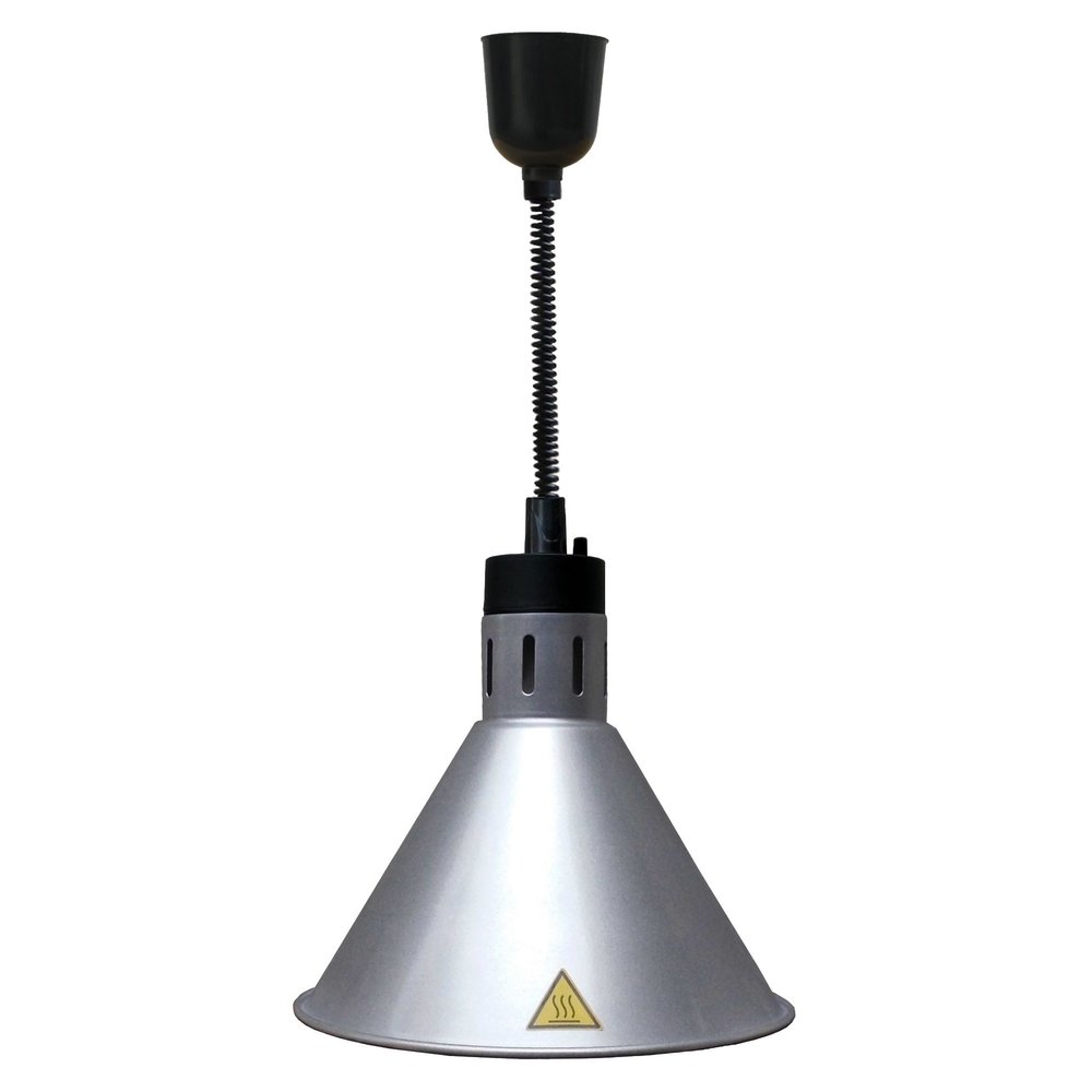 Combisteel Warmhoudlamp | Zilver | 30°c/80°c | 230v | ø270x600-800(h)mm