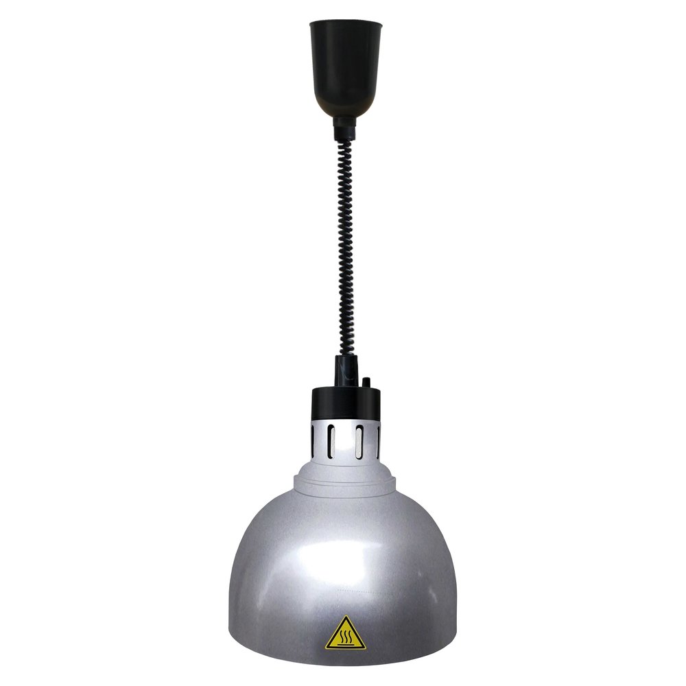 Combisteel Warmhoudlamp | Zilver | 30°c/80°c | 230v | ø240x600-800(h)mm