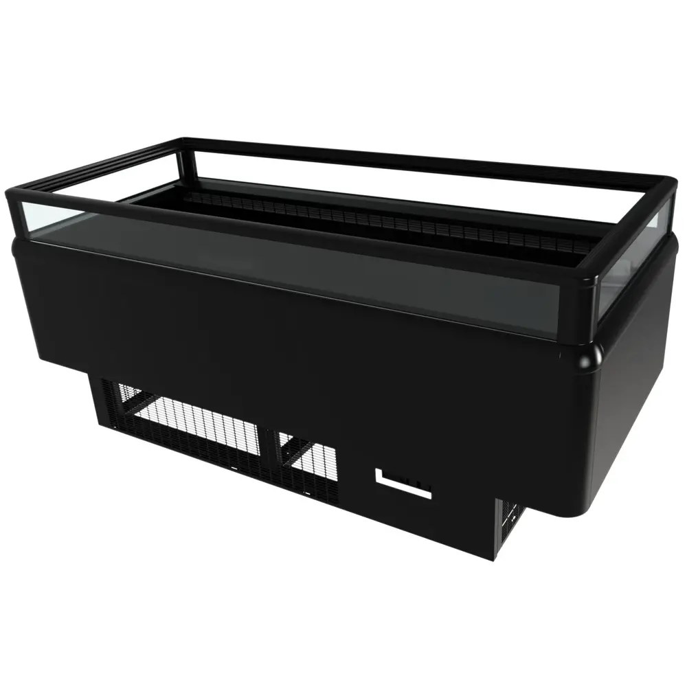 Combisteel Koel-/vrieseiland | Zwart | -16°c/-22°c & 0°c/+6°c | Geforceerd | 1530x995x950(h)mm