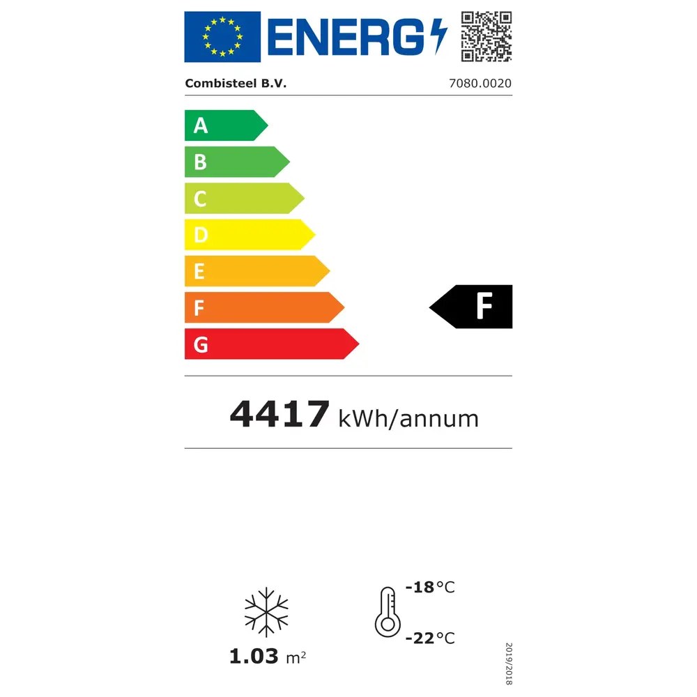 Combisteel Koel-/vrieseiland | Zwart | -16°c/-22°c & 0°c/+6°c | Geforceerd | 1530x995x950(h)mm