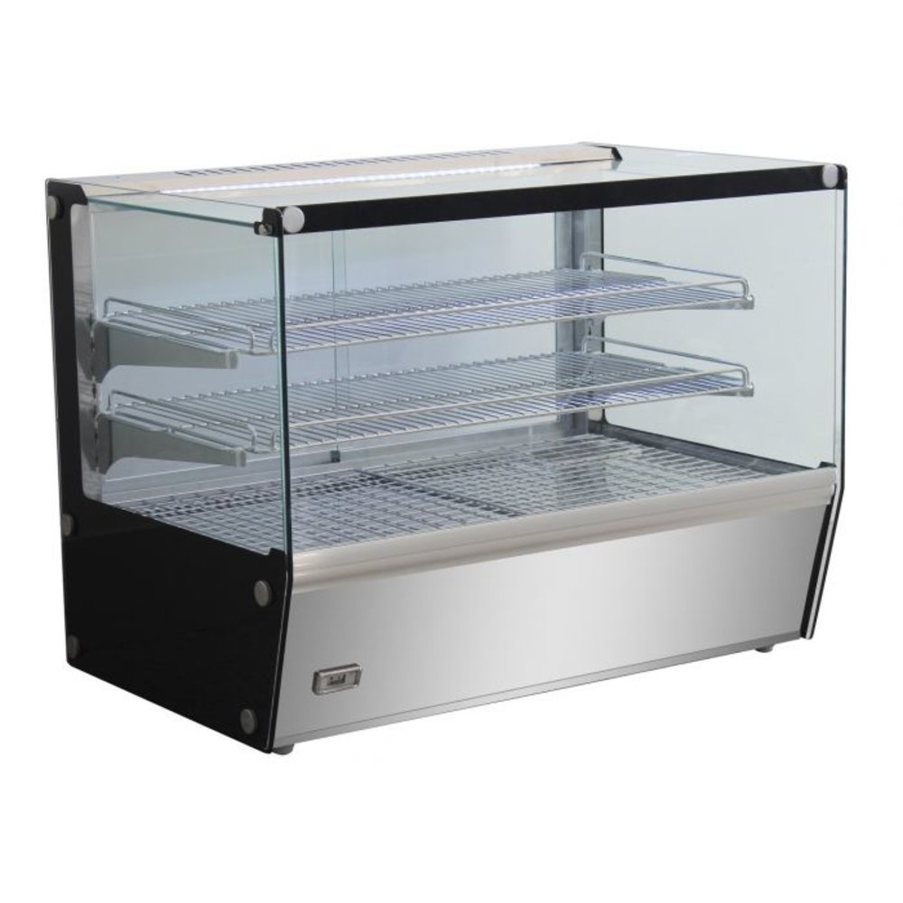 Combisteel Warmhoudvitrine | 137l | Led Verlichting | 230v | 690x580x671(h)mm