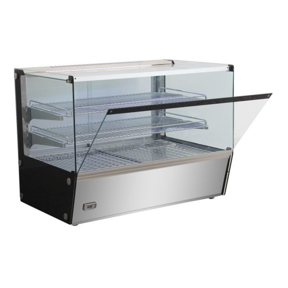 Combisteel Warmhoudvitrine | 137l | Led Verlichting | 230v | 690x580x671(h)mm